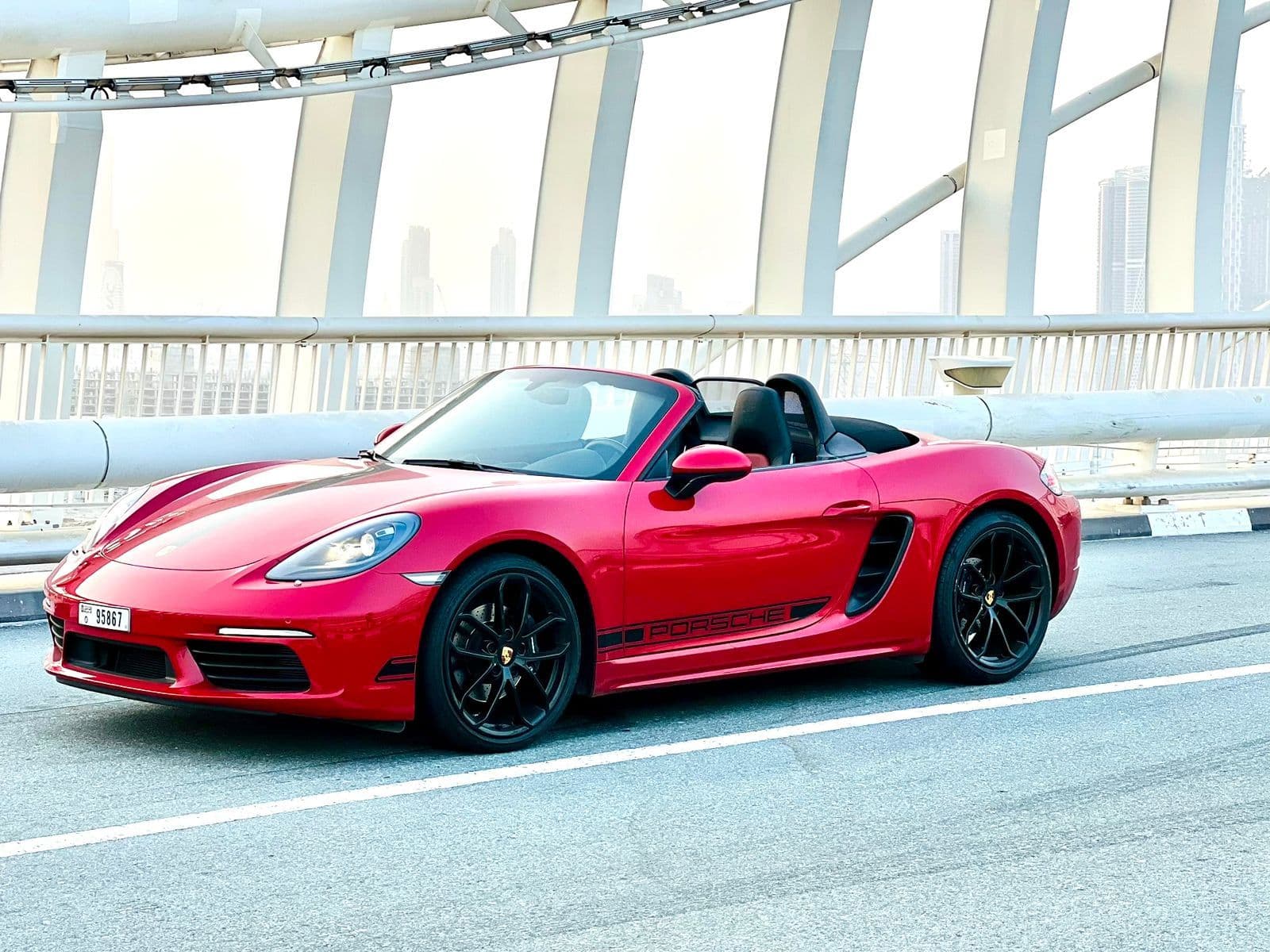Porsche Boxster 2024 available for rent in Dubai