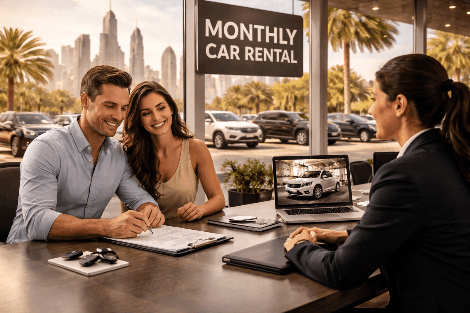 Monthly Car Rental Dubai with DXB Rental Cars